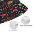 thumbnail image 5 of Kll Rainbow Jellyfishes Pillow Covers Envelope Closure,Super Soft And Cozy Fuzzy Fleece Pillow Case Cover 20"X30", 5 of 9