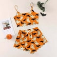 thumbnail image 2 of Halloween Womens Pajamas Set Halloween 2 Piece Cami Top Womens Short Sets Lounge Sets Womens Night Shirts for Sleeping, 2 of 4