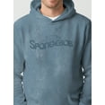 thumbnail image 2 of SpongeBob SquarePants, Men's & Big Men's Graphic Mineral Wash Hoodie, Sizes XS-5XL, 2 of 8