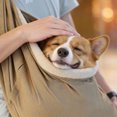 thumbnail image 7 of Large Pet Sling Carrier Up to 40 Lbs, Adjustable Padded Wide Shoulder Strap Thickened Pet Travel Bag, 7 of 7