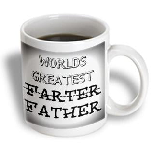3dRose Worlds greatest farter, father, Ceramic Mug,