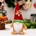 thumbnail image 4 of Milue Christmas Gingerbreads Man Gnomes Plush Collection Holiday Ornament Decors, 4 of 18