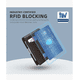 thumbnail image 4 of Billetera Xtellar plegable para hombres con cerradura RFID, 4 of 4