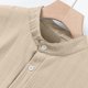 thumbnail image 5 of Mens Casual Manga Corta Botón Abajo Camisas Sueltas Ventilar Bolsillos Soporte Collar Superior, Poliéster, 5 of 8