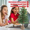 thumbnail image 5 of Artificial Pine Trees - Tabletop Christmas Tree, Small Pine Tree, Christmas Decorations, for Desk, Table, 5 of 7