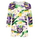 thumbnail image 5 of RKSTN Mardi Gras 3/4 Sleeve T Shirts for Women Top Oversized Crewneck Carnival Mask Print 3/4 Length Sleeve Shirt Womens Casual Round Neck Mask Tuesday Carnival Party Three Quarter Sleeve Tee Shirt, 5 of 5