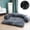 C, variant on FAMTKT Comfortable Plush Kennel Dogs Pet Litter Deep Sleep Pv Cat Litter Sleeping Bed