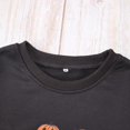 thumbnail image 6 of Women Halloween Meditating Skeleton Jack o Lantern Graphic Long Sleeve Pullover for Halloween Party, 6 of 6