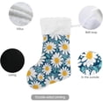 thumbnail image 3 of GZHJMY Christmas Stocking, Personalized Daisy Large Candy Stocking, 1 PCS Hanging Gift Xmas Stocking Decoration for Family Holiday Party Ornaments Decor Fireplace, 3 of 7