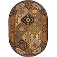 thumbnail image 2 of Safavieh Heritage Anita Oriental Wool Area Rug, Multi/Red, 7'6" x 9'6" Oval, 2 of 8