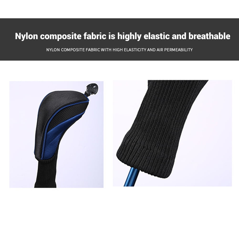 3Pcs Club Head Covers Set 1 3 5 Fairway Wood Club Driver Headcovers Professional Head Covers