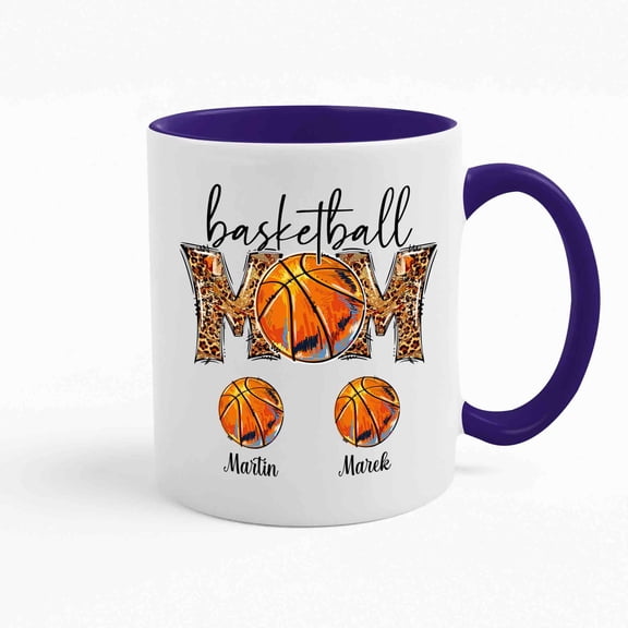 Lazaofficial Personalized Name Mug, Mom Gifts, Basketball Mug, Custom Mug
