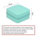 thumbnail image 5 of 1pcs Letter Jewelry Box Cyan Single Layer Storage Box Ladies Classic Pure White Fashion Storage Travel Leather Box O, 5 of 6