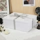 thumbnail image 4 of Caja de regalo OBMMIRAO grande 43x33x15 cm blanca con tapa, 4 of 7