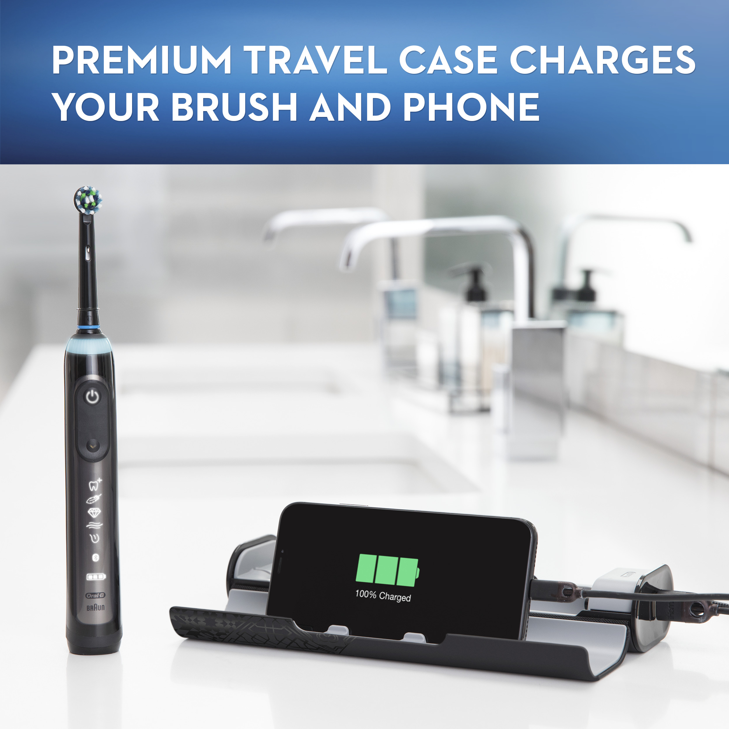 Oral-B Pro 3500 SmartSeries Healthy Whitening Rechargeable Toothbrush 5 pc Box