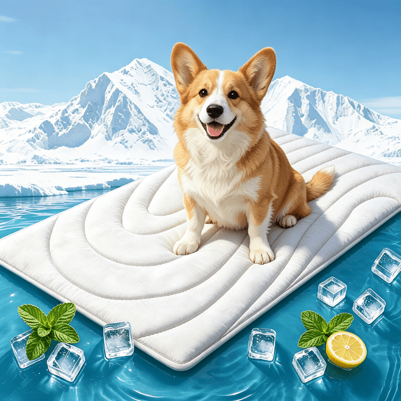 Cooling Mat for Dogs, 36"x23" Self-Cooling Dog Bed , Non-Slip Washable Pet Cooling Pad for Small Medium Dogs Suitable for Indoor and Outdoor Heat Dissipation in Summer Gray