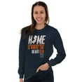 thumbnail image 4 of New Jersey Home is Where the Heart Is Long Sleeve TShirt Men Women Brisco Brands S, 4 of 6