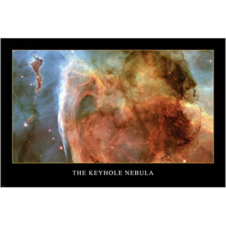 The Keyhole Nebula Hubble Space Telescope Image Poster 24X36 Glowing (Hubble Telescope Best Images)