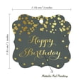 thumbnail image 7 of Inkdotpot Pack Of 50 Real Gold Foil Bracket Shape Paper Tags Happy Birthday Favor Hang Tags, 7 of 7