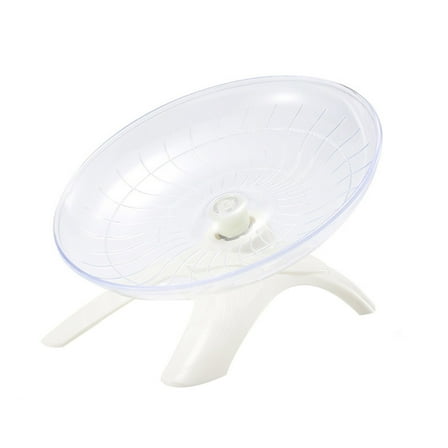 OUNONA silent runners hamster wheel exercise wheel White Small Animals Round 1Pack