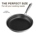 thumbnail image 2 of CAANNASWEIS 8" Stainless Steel Frying Pan, Induction Compatible Skillet with Even Heat Distribution, 2 of 6