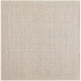 thumbnail image 5 of SAFAVIEH Cambridge Leslie Geometric Wool Area Rug, Light Pink/Ivory, 6' x 6' Round, 5 of 7