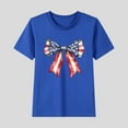 thumbnail image 2 of CFLVAEK Kids 4th of July Shirts Funny American Flag Patriotic Graphic Tees Indenpendence Day Round Neck Short Sleeve Summer Tshirt 5 Years, 2 of 5