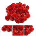 thumbnail image 4 of Tête de Rose Simulée, Roses en Soie Réutilisables Forme de Fleur de Rose pour Décoration de Mariage, 4 of 8