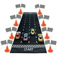 thumbnail image 1 of Juego de mesa de minicoches de carreras, 41 piezas, para decoración de casas de muñecas, 1 of 6