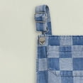 thumbnail image 4 of Staki Overalls Shorts Kids Overalls Shorts Summer Denim Shortsalls Cotton Daily Wear Rompers With Pockets 12M 18M 24M Light Blue,12-18 Months, 4 of 6