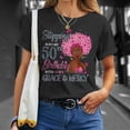 thumbnail image 4 of 50Th Birthday Squad Stepping Into 50 Years Old Black TShirt, 4 of 6