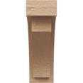 thumbnail image 2 of 6"W x 12"D x 18"H Classic Rivera Rough Cedar Woodgrain TimberThane Corbel, Primed Tan, 2 of 6