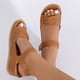 thumbnail image 4 of Sandalias Punta Abierta Cuña para Mujer Cómodo Soporte El La Playa Verano, 4 of 9