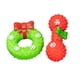 thumbnail image 5 of Juguetes para masticar para cachorros, resistentes a las mordeduras, interactivos y chirriantes, encantadores juguetes navideños para perros. Estilo A, 5 of 9