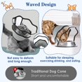 thumbnail image 4 of Adjustable Soft Dog Cone Collar for Post-Surgery Recovery, Breathable and Protective, Suitable for Large, Medium, and Small Dogs, Prevents Licking, XS Size, 4 of 4
