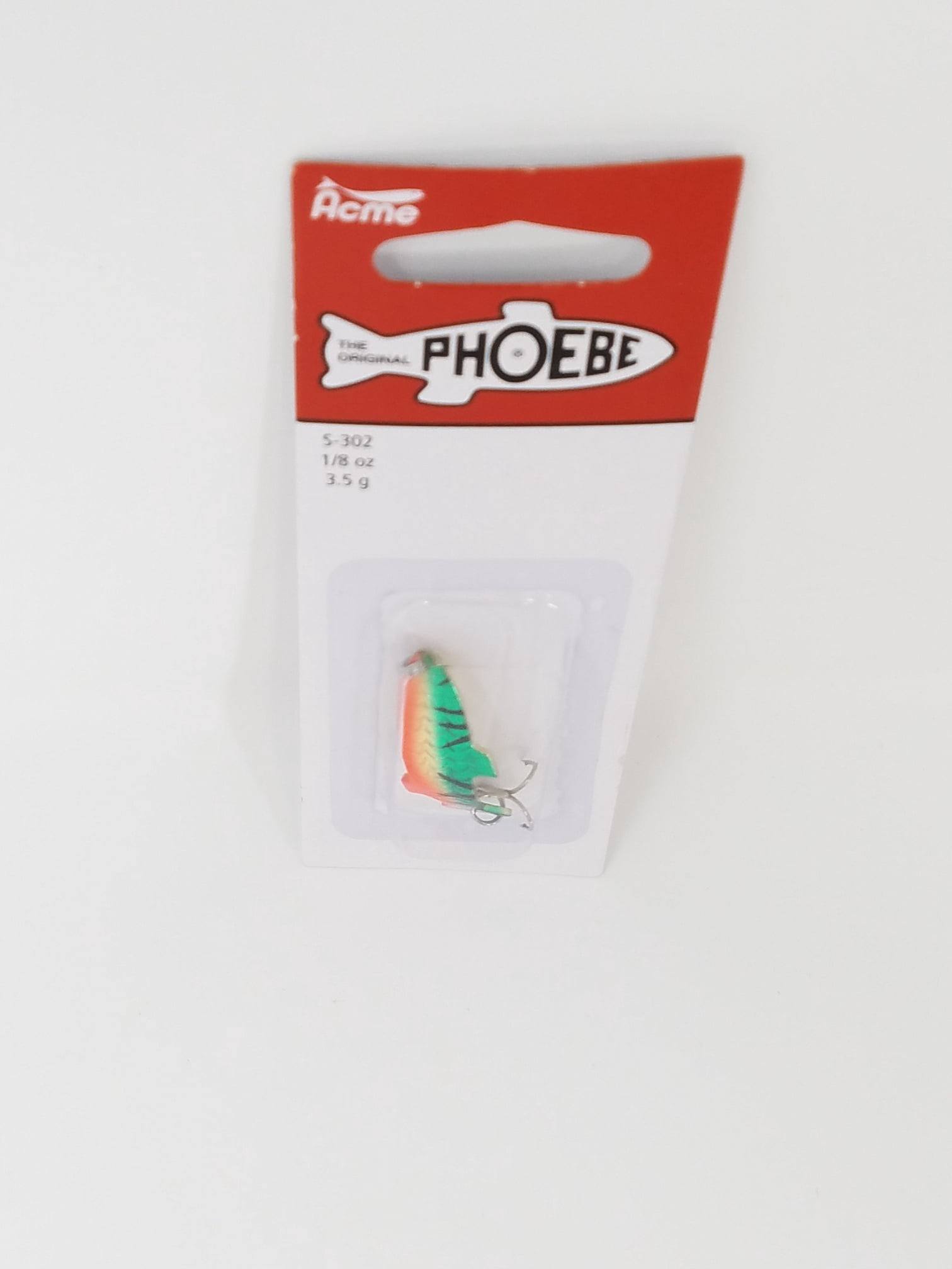 Acme Tackle Phoebe Fishing Lure Spoon Hammered Gold Perch 1/8 oz.