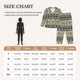 thumbnail image 4 of Sikiie Traditional Tribal Aztec1 Women's Long-Sleeve Shirt and Full-Length Bottom Pajama Set (s-xxl)-X-Large, 4 of 7