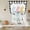 Black, variant on Happy Easter Tie Up Curtains for Windows, Balloon Window Shades, Cute Lovely Colorful Rabbits Black White Plaid Kitchen Window Treatments Roll Up Curtain for Basement/Nursery 52"x45"