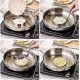 thumbnail image 3 of 4 Pack Fried Egg Rings Mold Non Stick For Griddle Pan, Circle Egg Sharpe With Handle, Stainless Steel Egg Form, 3 of 5