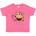 thumbnail image 3 of Inktastic Little Monkey Girl 2nd Birthday Girls Toddler T-Shirt, 3 of 5