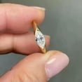 thumbnail image 2 of Cute 18k Yellow Gold Plated Ring Cubic Zircon Women Wedding Jewelry Sz 6-10, 2 of 8