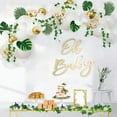thumbnail image 4 of Letrero De Placa Con Letra Oh Baby, 2 Componentes De Madera, Letrero Oh Baby, Decoraciones Recortadas, Decoración De Guardería Para Revelación De Género, Telón De Fondo,, 4 of 7