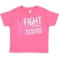 thumbnail image 3 of Inktastic Fight Breast Cancer Pink Ribbon Boys or Girls Toddler T-Shirt, 3 of 5