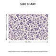 thumbnail image 3 of Linen Placemat With 18×12in Double Stitching Is Effectively Insulated And Foldable For Family Hotel Picnic Trips Tiger Print Style Mediumpurple_3 Four Pieces, 3 of 8