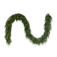 thumbnail image 1 of Holiday Time 9' Pre-Lit Natural Feel Cedar Garland, Green, 1 of 4
