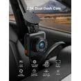thumbnail image 5 of CocoBear 2.5K Dash Cam Front and Rear Dual Camera with 32GB Card, 1440P+1080P Recording, 170° Wide Angle, G-Sensor, Night Vision WDR, Loop Recording, Parking Mode, 5 of 9