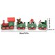 thumbnail image 4 of Bewildely 1 Uds tren de de Navidad adornos de Navidad Santa Claus juguetes para niños 2021 Navidad Noel accesorios de fiesta en casa regalo de Año Kits de decoración para fiestas seis Bewildely HA007890-06, 4 of 6