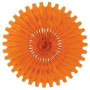 Tissue Fan (orange) Party Accessory (1 count)