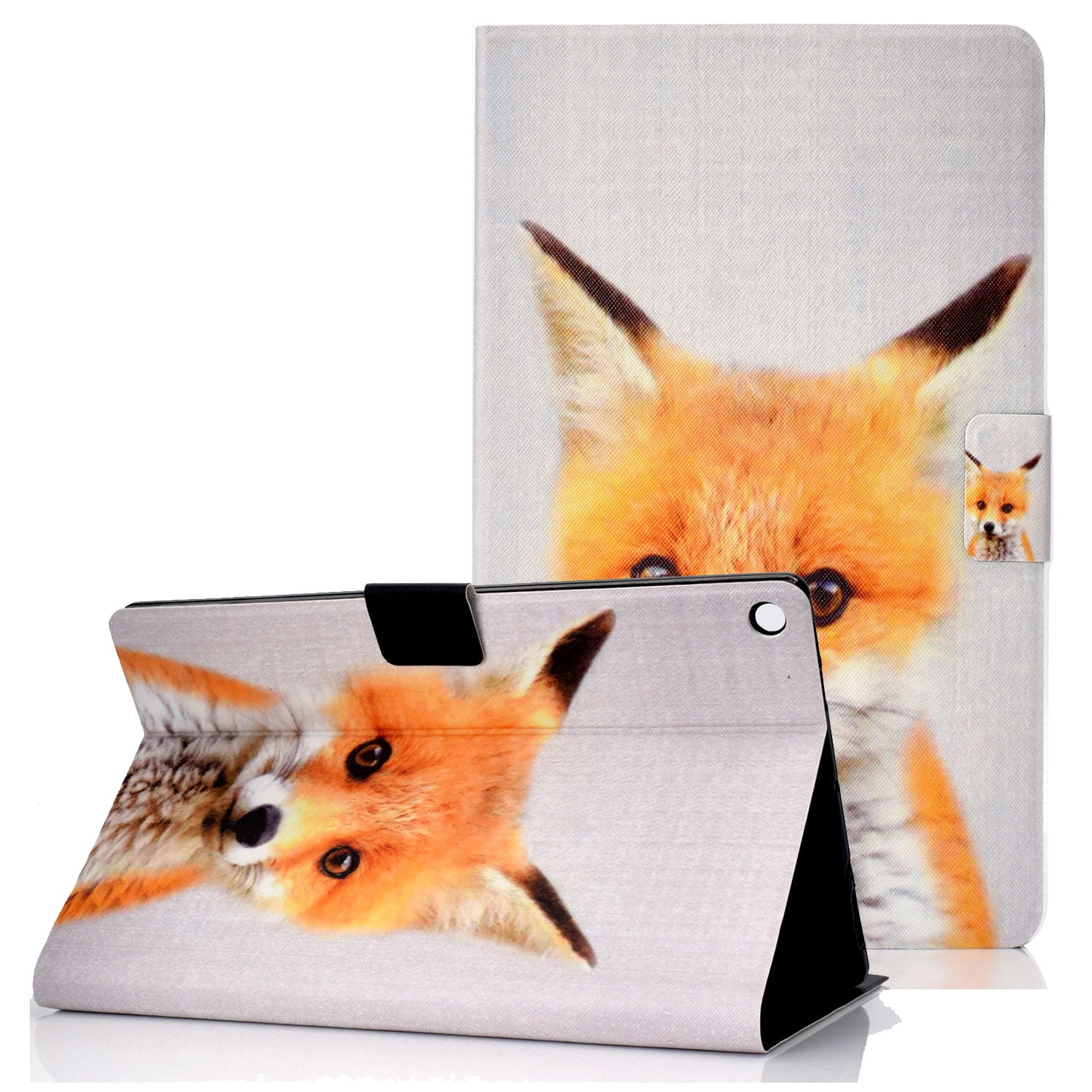 Allytech Fire HD 10 Case 2017 7th Gen, 2015 5th Gen, PU Leather Slim