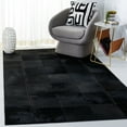 thumbnail image 2 of SAFAVIEH Studio Leather Quentin Bordered Area Rug, Black, 8' x 10', 2 of 11